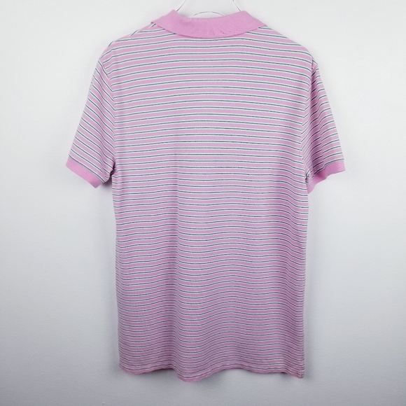 Ralph Lauren Weathered Pique Striped Polo Shirt, size Large - Picture 2 of 8